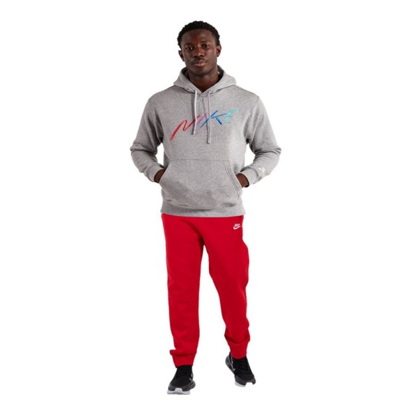 Nike Club Fleece Spellout Sweatsuit Men's Size M Tracksuit Matching Outfit Set - Picture 1 of 9